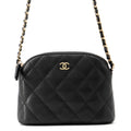 CHANEL Matelasse Mini Chain Pouch BlackAP4000 Caviar Leather