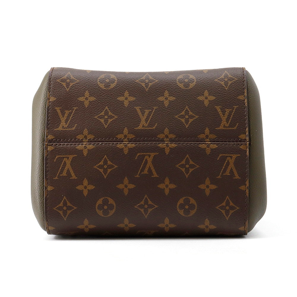 LOUIS VUITTON Fold tote Claim/Khaki/NoirM45388 Monogram Leather Size PM