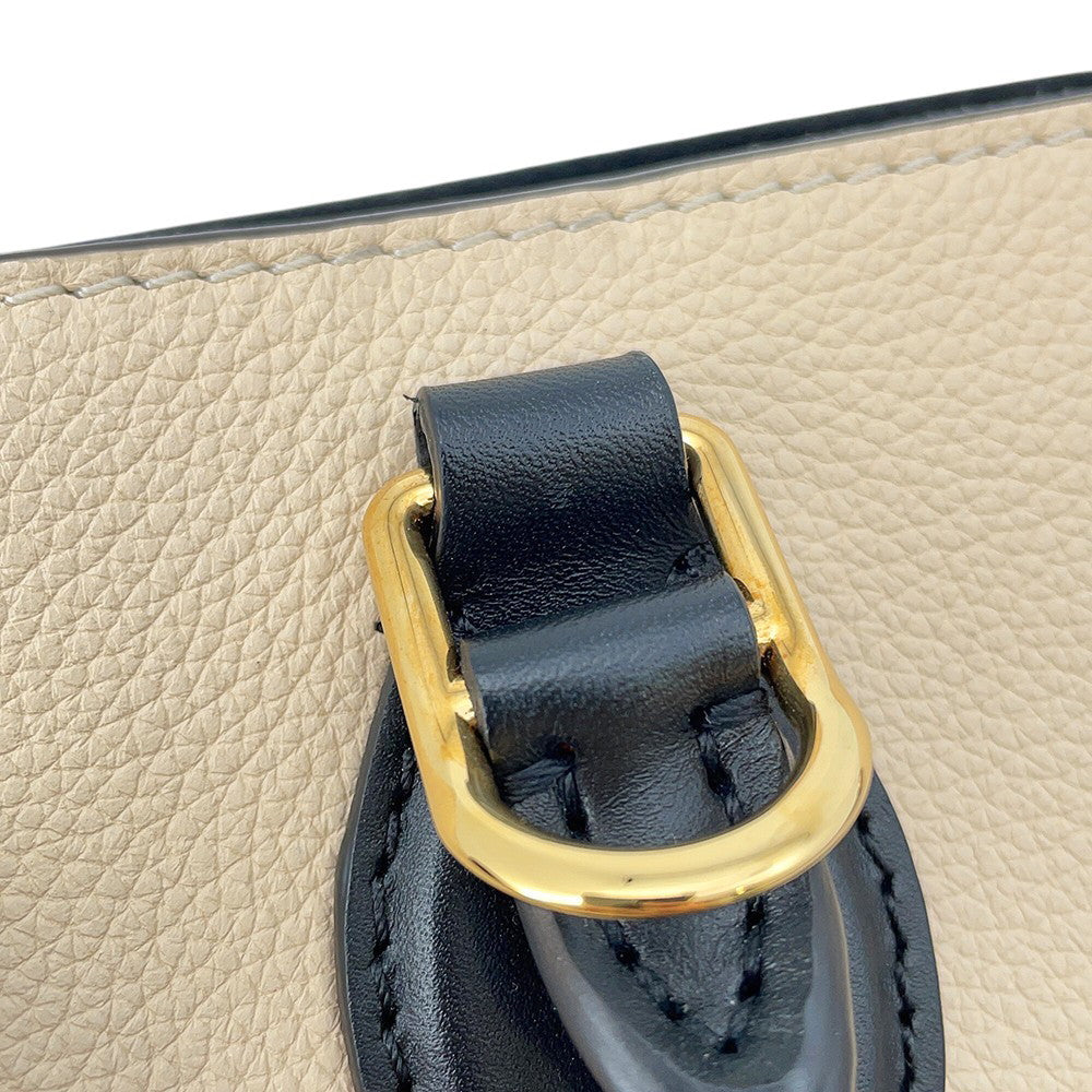 LOUIS VUITTON Fold tote Claim/Khaki/NoirM45388 Monogram Leather Size PM