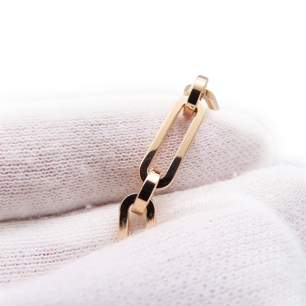 HERMES Kelly Chaine Bracelet Size STH221411B 00ST 18K Pink Gold