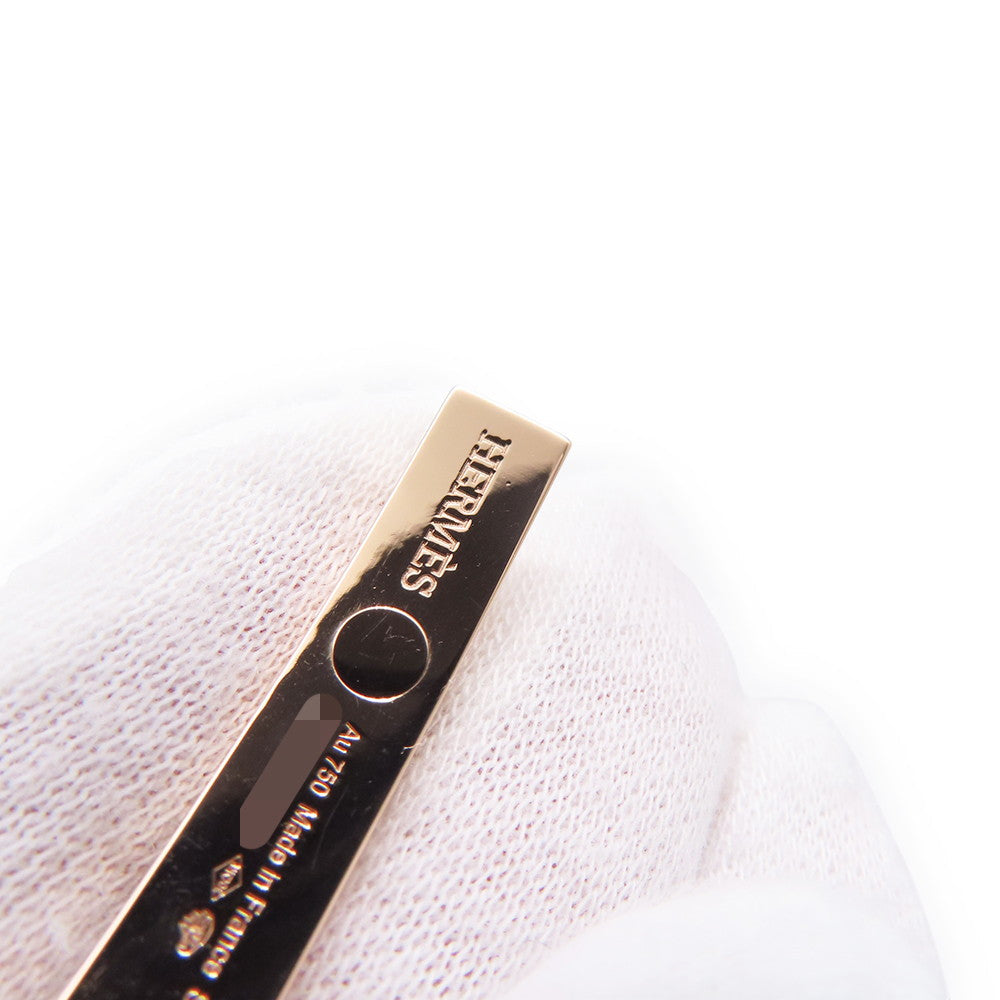 HERMES Kelly Chaine Bracelet Size STH221411B 00ST 18K Pink Gold