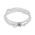 HERMES BoucleSellier Inflexible Double Tour Bracelet Size PM/17 SV925
