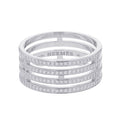 HERMES Wedding Ring Ariane GM Size GM/54/#14 18K White Gold