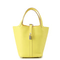 HERMES Picotin Lock Lime Taurillon Clemence Size PM