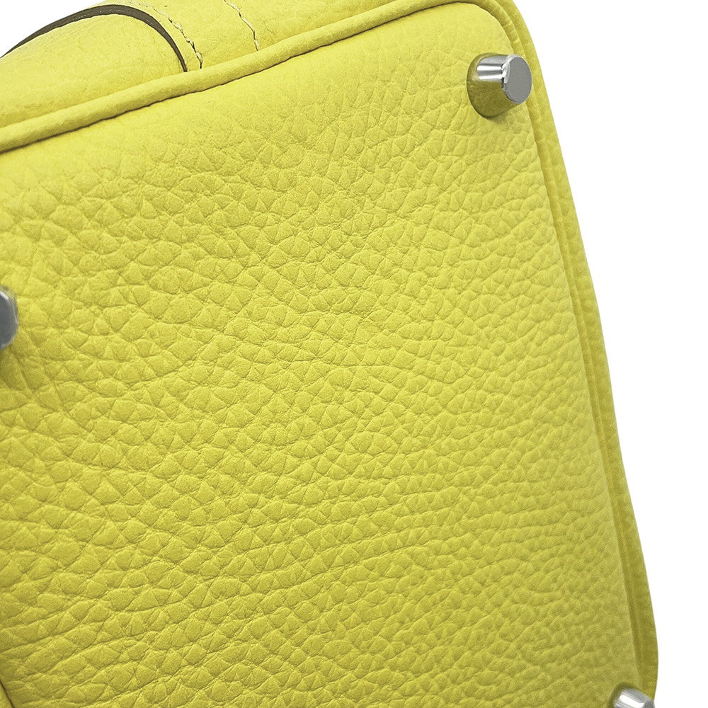 HERMES Picotin Lock Lime Taurillon Clemence Size PM