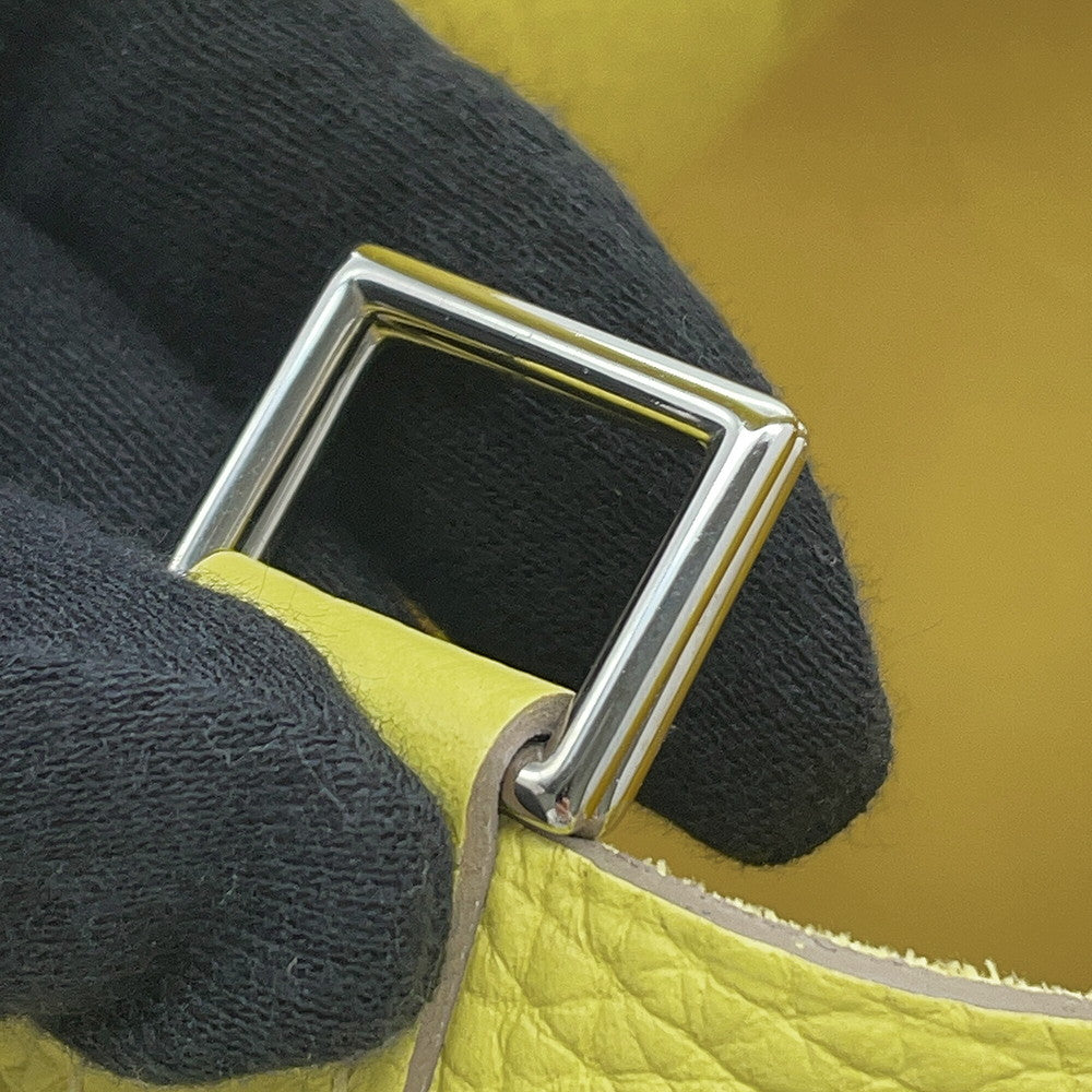 HERMES Picotin Lock Lime Taurillon Clemence Size PM