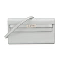 HERMES Kelly Long Togo Argent Chevre Shamqila