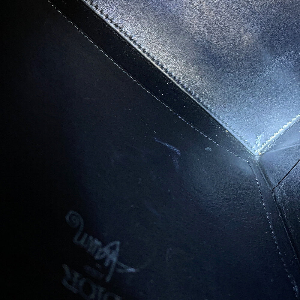 Dior DIOR AND SHAWN D-DIOR 2WAY Mini Tote Bag (Stüssy Collaboration) Black1DOSH152YZI_H10E Leather