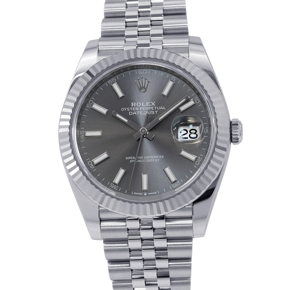 ROLEX Datejust 41 W41mm Stainless Steel K18WG Slate Dial126334