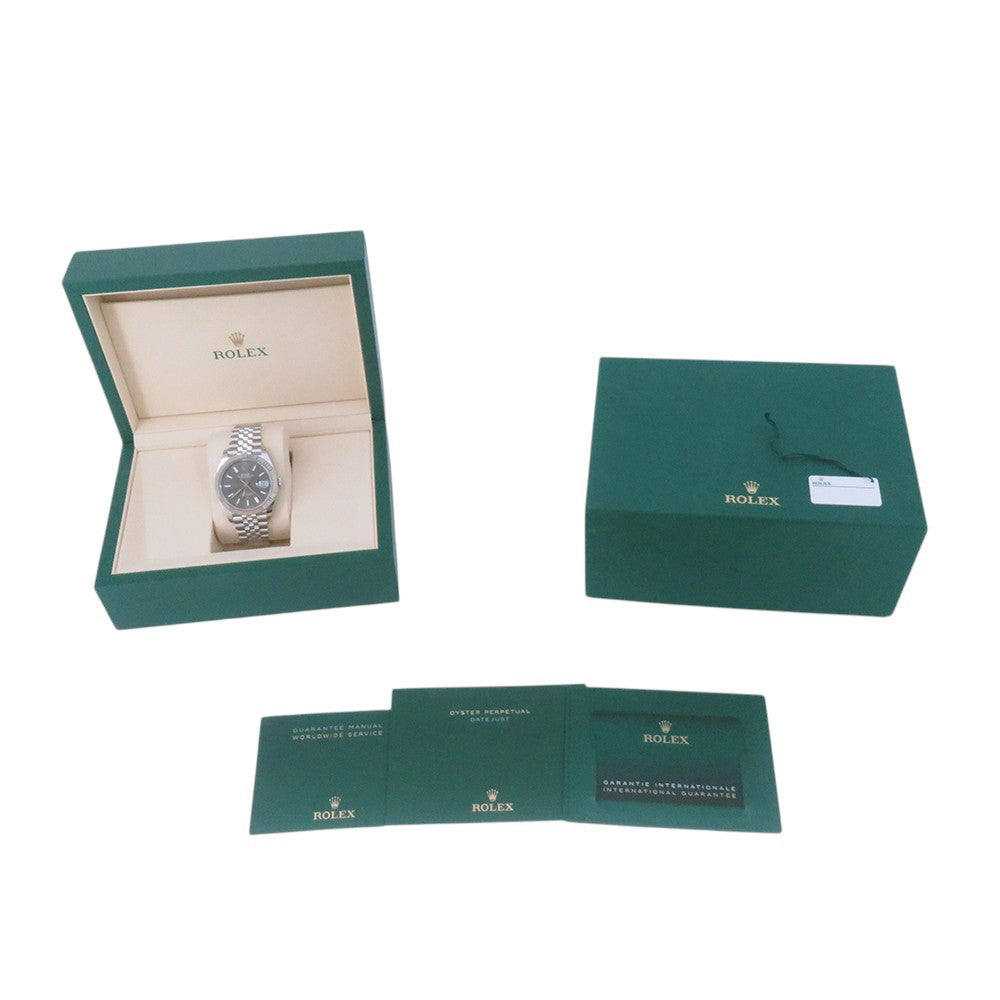 ROLEX Datejust 41 W41mm Stainless Steel K18WG Slate Dial126334