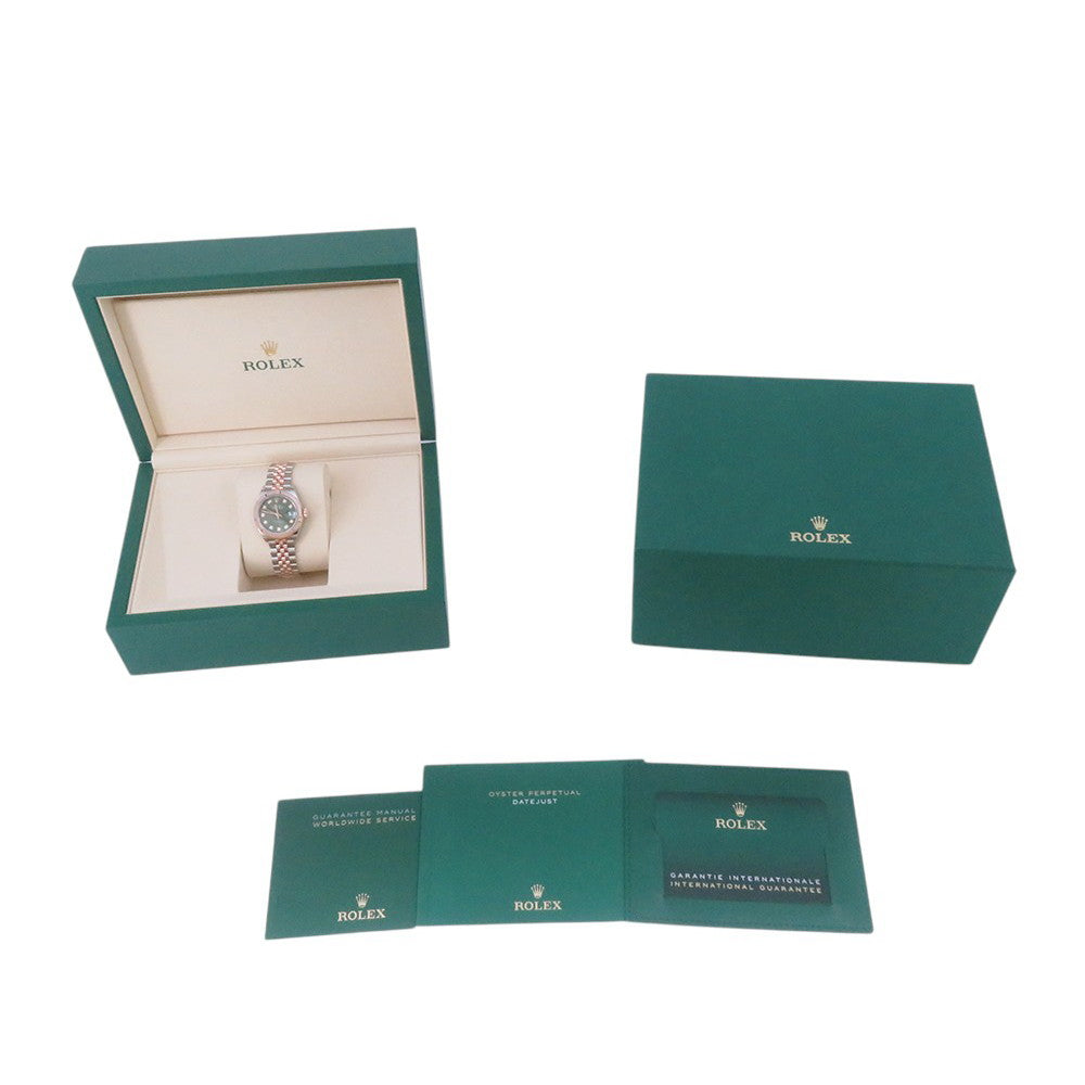 ROLEX Lady-Datejust W28mm Stainless Steel K18PG Olive Green Dial279171G