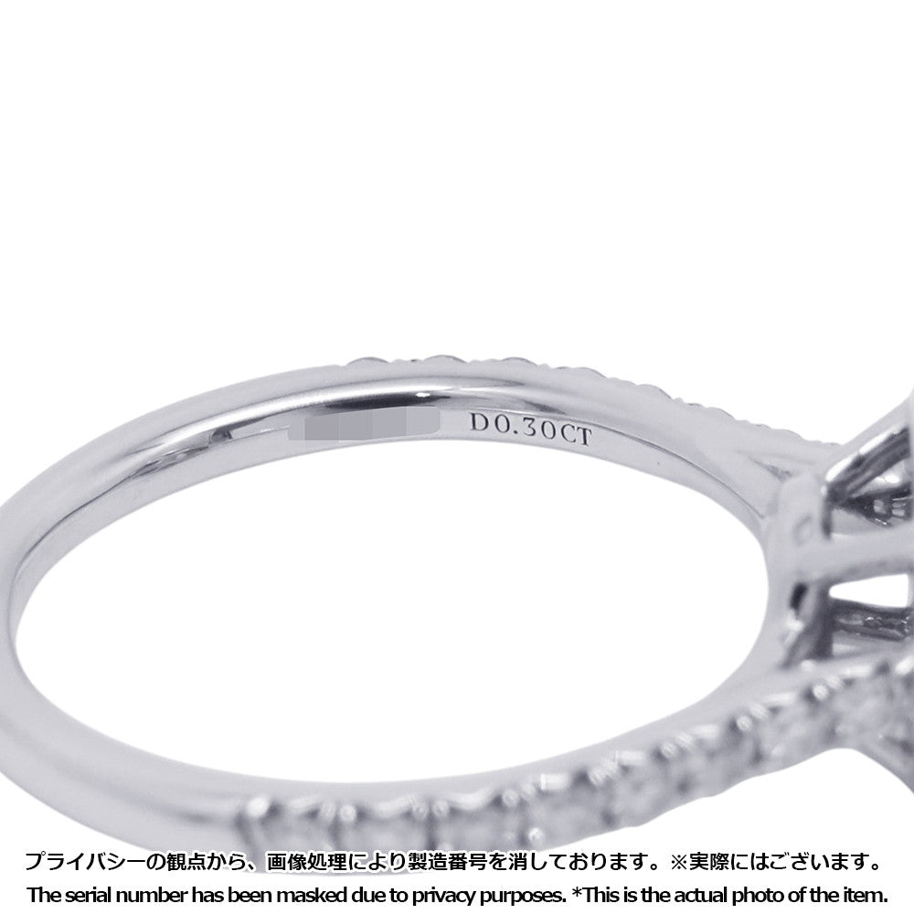 TIFFANY&Co. Soleste Engagement Ring Diamond x Pink Diamond Size No. 9 Pt950 K18YG