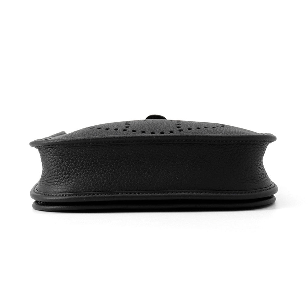 HERMES Evelyne3 Black Taurillon Clemence Size 23