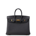 HERMES Birkin Plomb Togo Leather Size 25