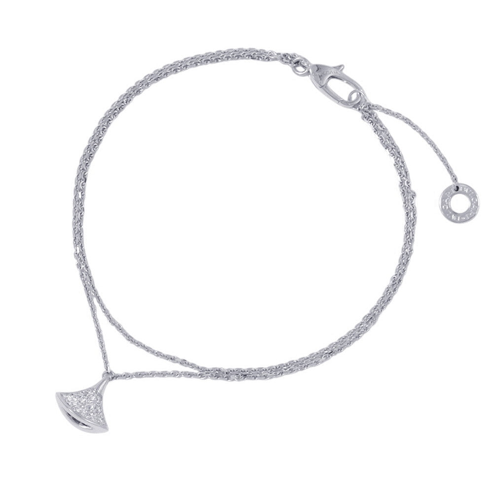 BVLGARI Diva Dream Diamond Bracelet 18K White Gold