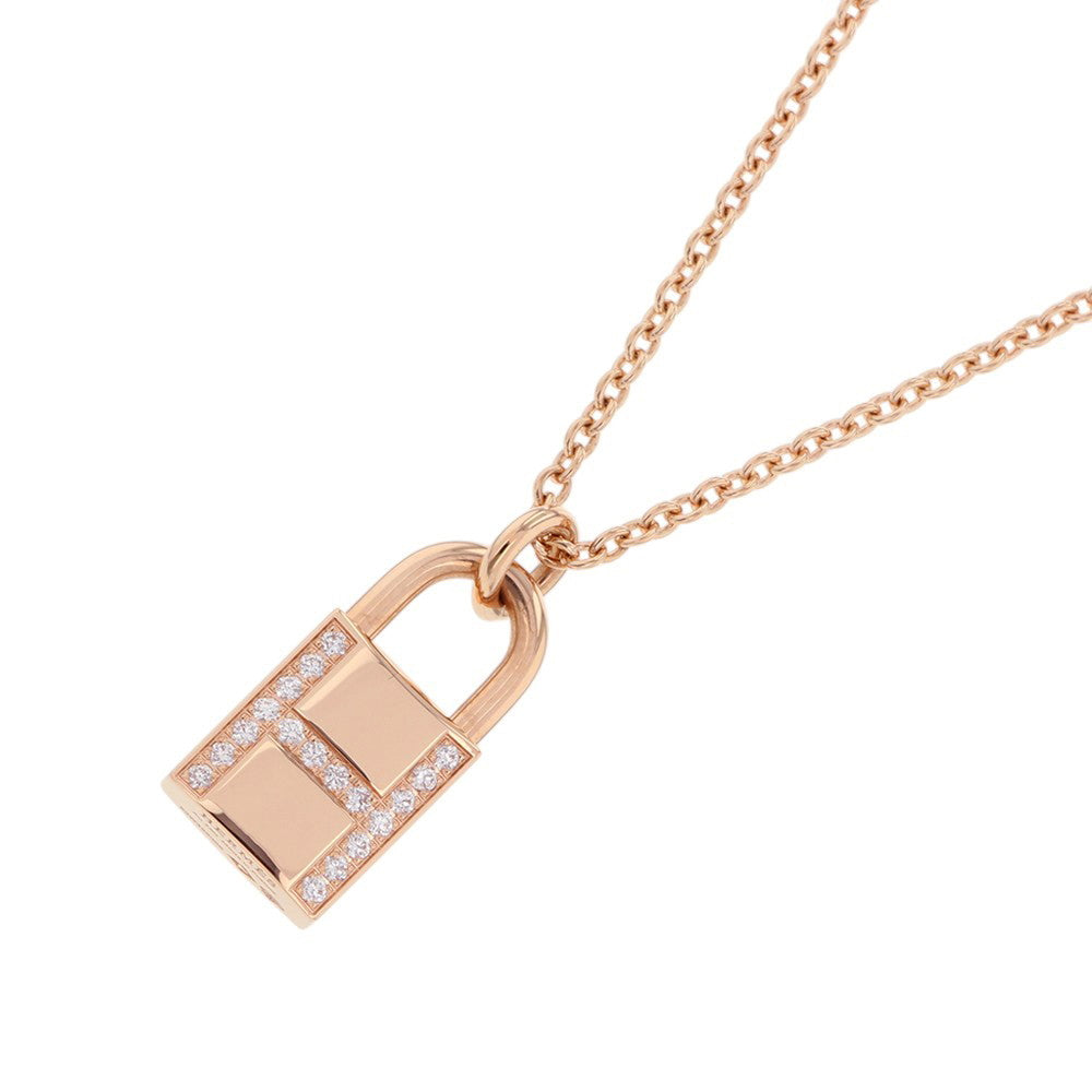 HERMES Kelly Amulette Cadena NecklaceH121332B 00 18K Pink Gold