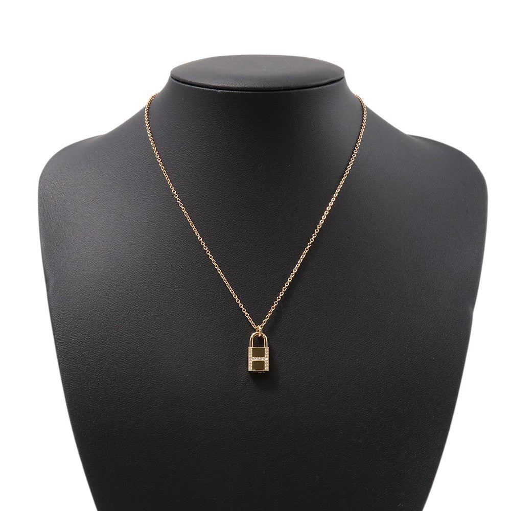 HERMES Kelly Amulette Cadena NecklaceH121332B 00 18K Pink Gold