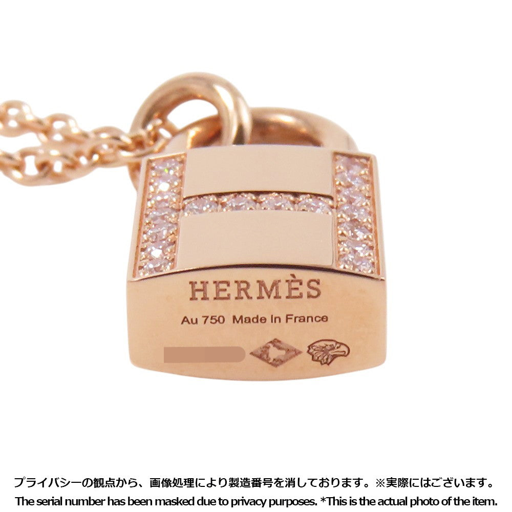 HERMES Kelly Amulette Cadena NecklaceH121332B 00 18K Pink Gold