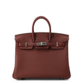 HERMES Birkin Rouge H Togo Leather Size 25