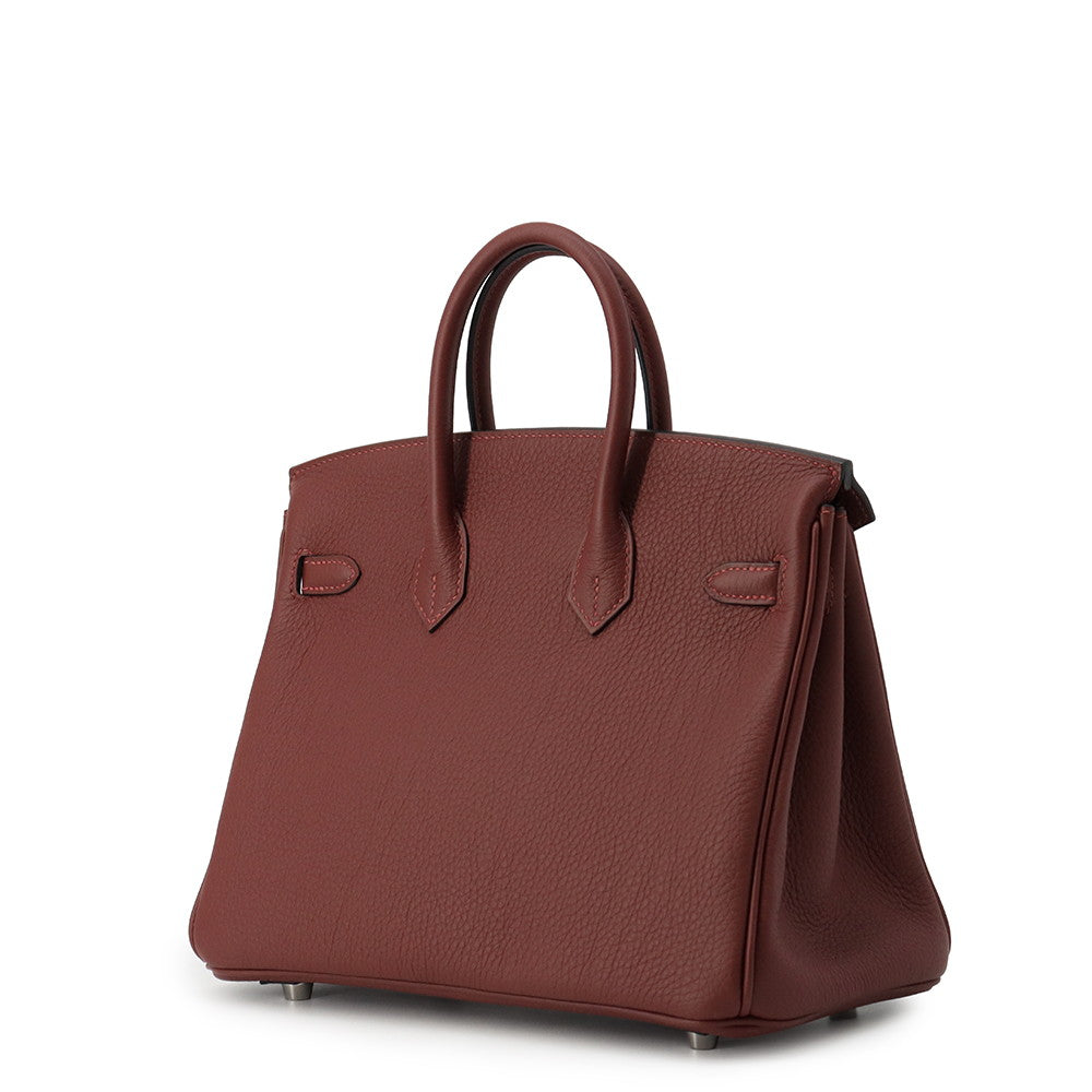 HERMES Birkin Rouge H Togo Leather Size 25
