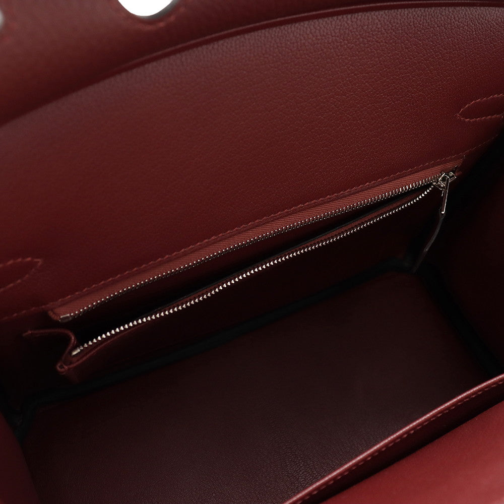 HERMES Birkin Rouge H Togo Leather Size 25