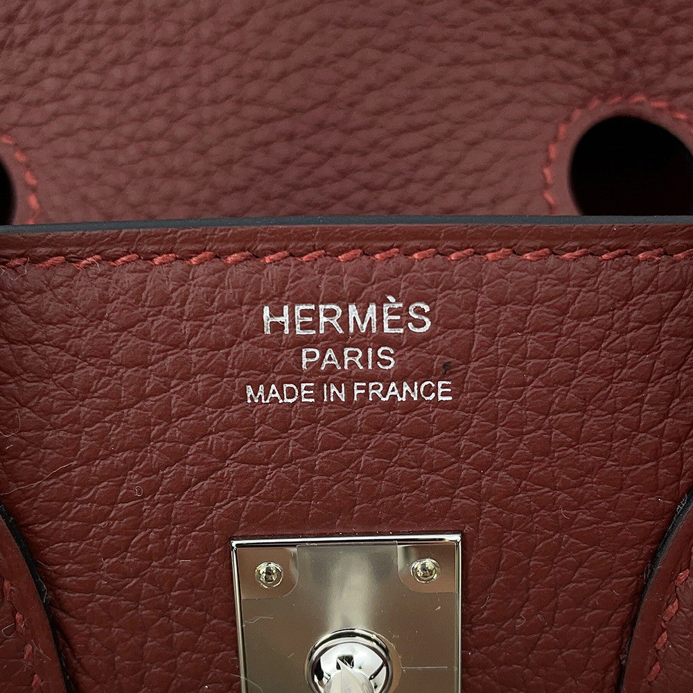 HERMES Birkin Rouge H Togo Leather Size 25