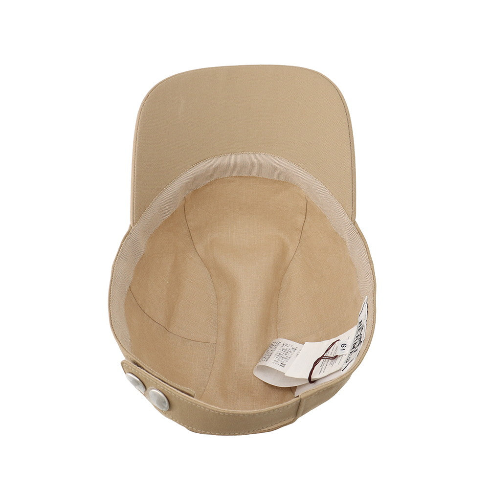 HERMES Cap Miles Size 61 Kraft 97% Polyurethane3%