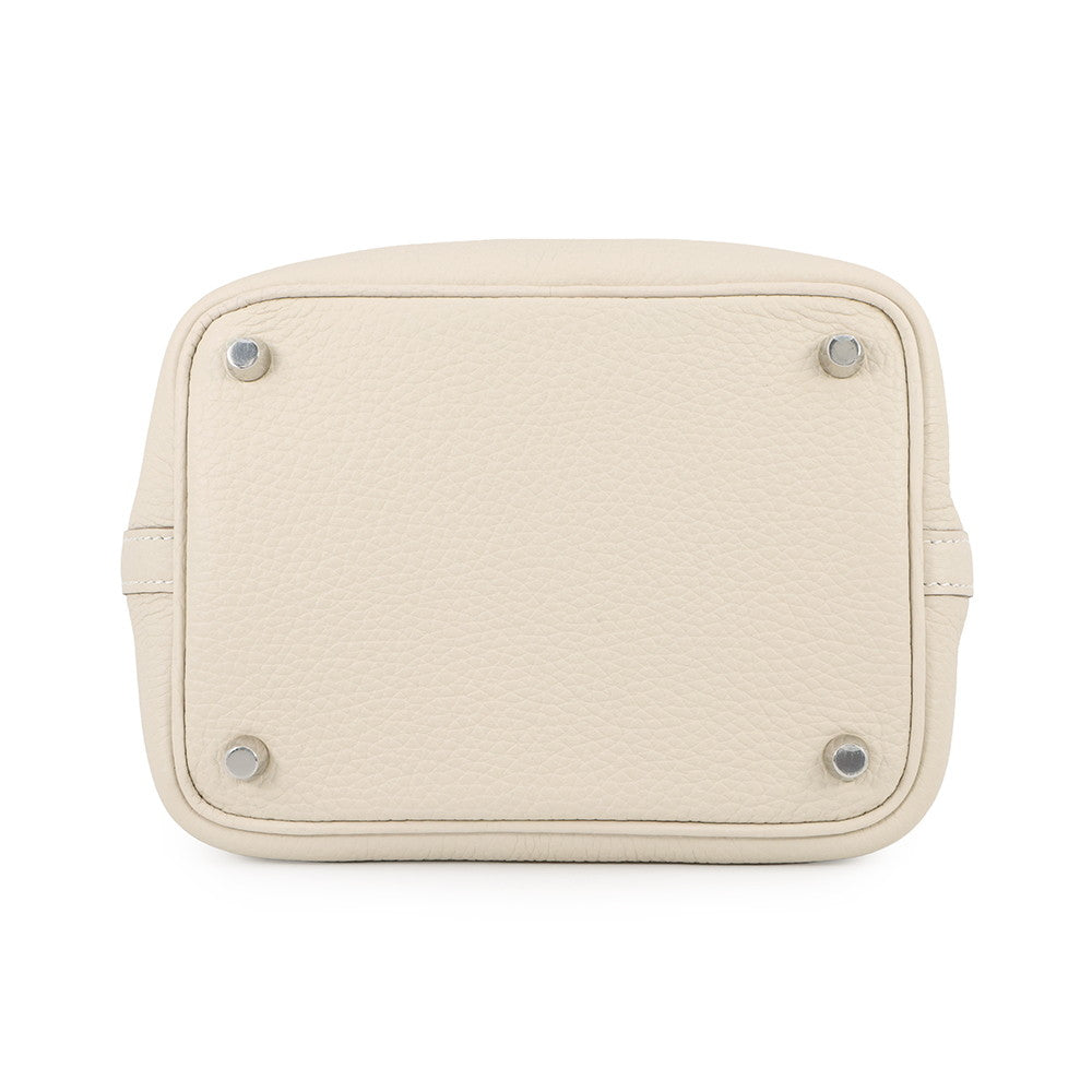 HERMES Picotin Lock Craie Taurillon Clemence Size PM