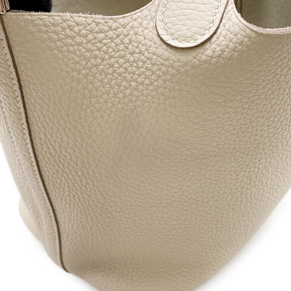 HERMES Picotin Lock Craie Taurillon Clemence Size PM