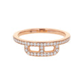 HERMES Link de HERMES Ring Size 50/#10 18K Pink Gold