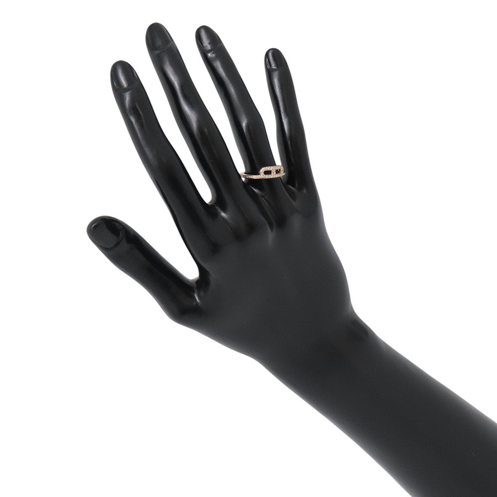 HERMES Link de HERMES Ring Size 50/#10 18K Pink Gold