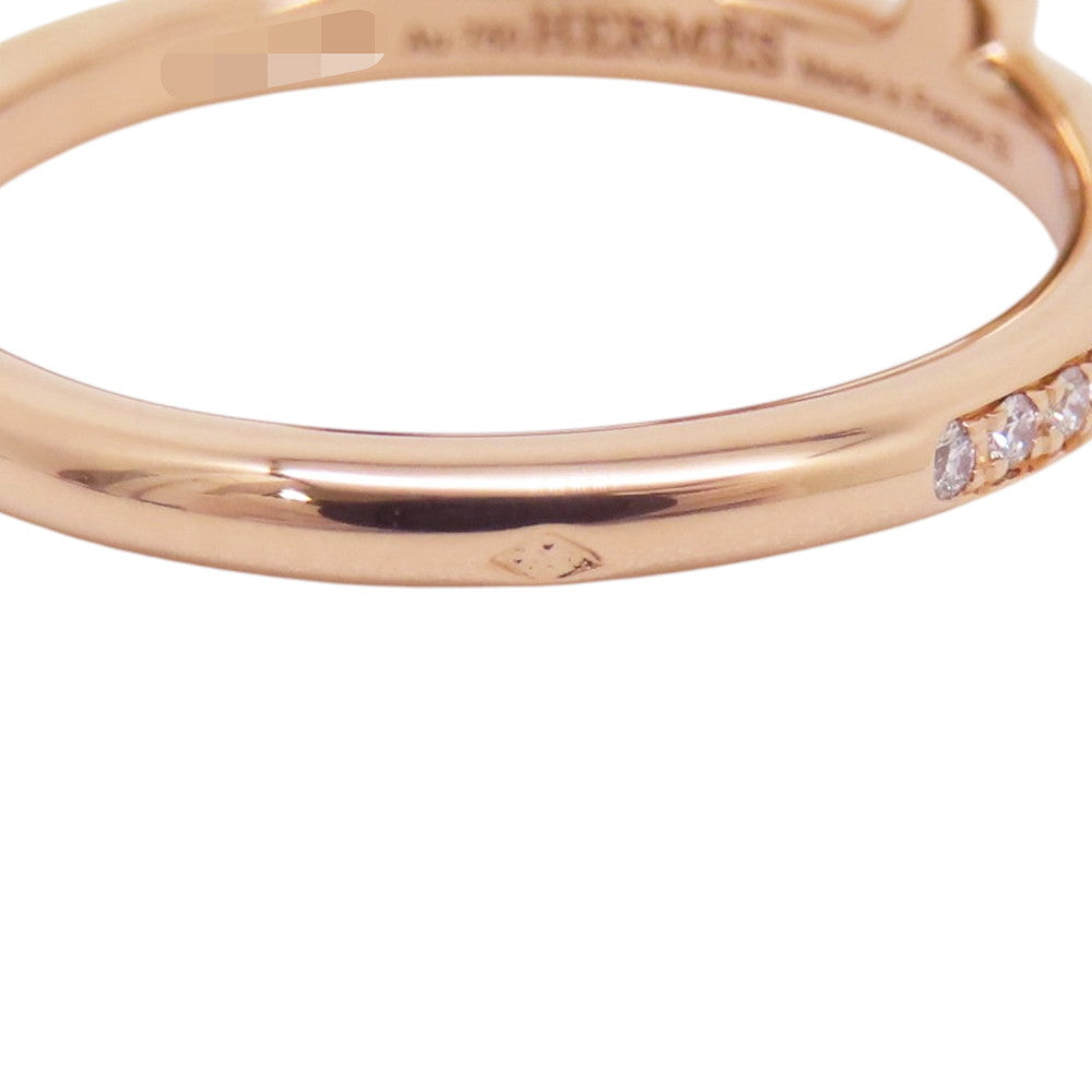 HERMES Link de HERMES Ring Size 50/#10 18K Pink Gold