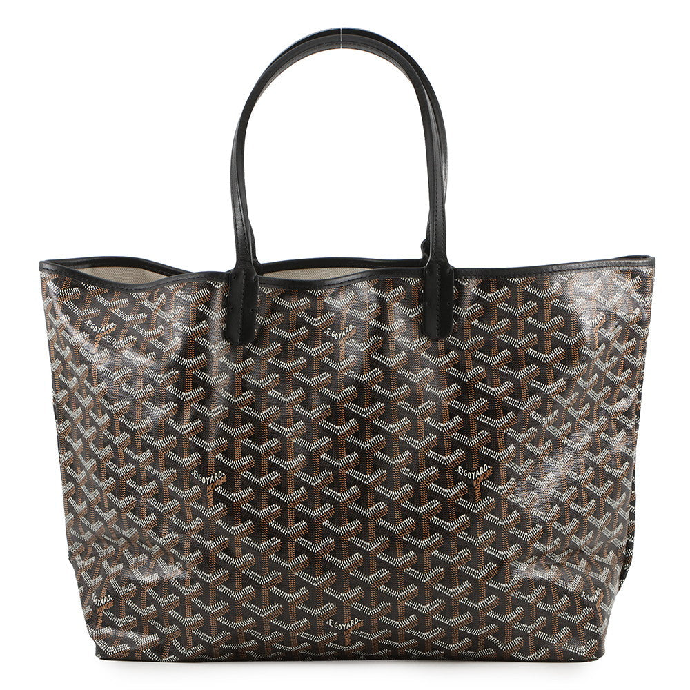 GOYARD Saint Louis BlackSTLOUIPMLTY01CL01P PVC Leather Size PM