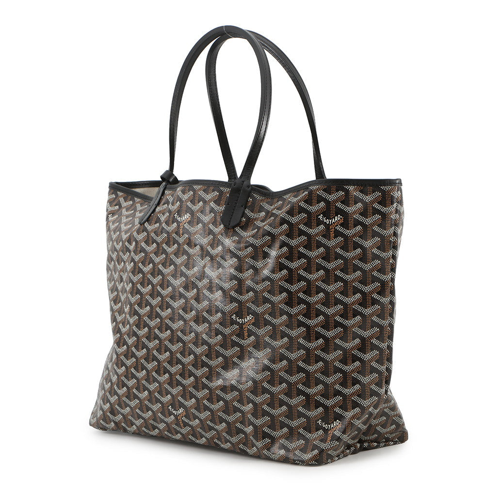 GOYARD Saint Louis BlackSTLOUIPMLTY01CL01P PVC Leather Size PM