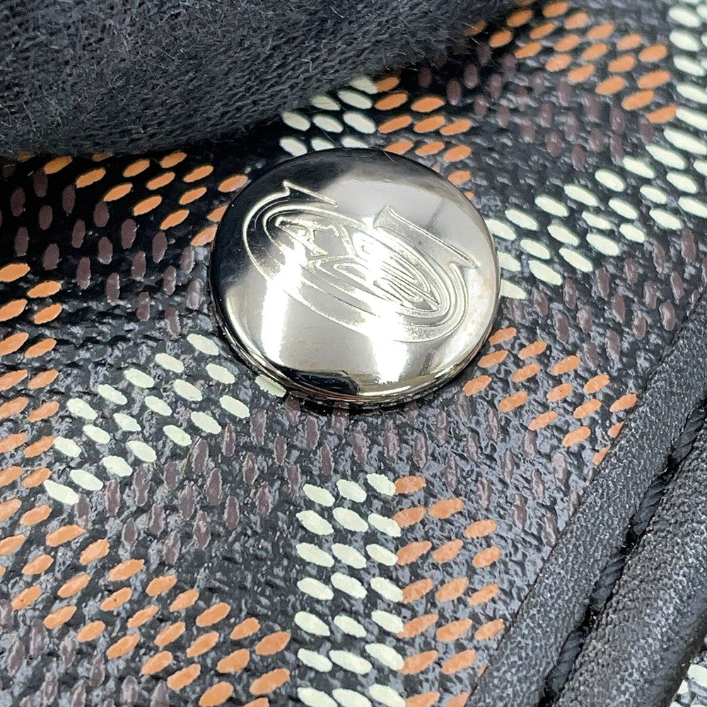 GOYARD Saint Louis BlackSTLOUIPMLTY01CL01P PVC Leather Size PM