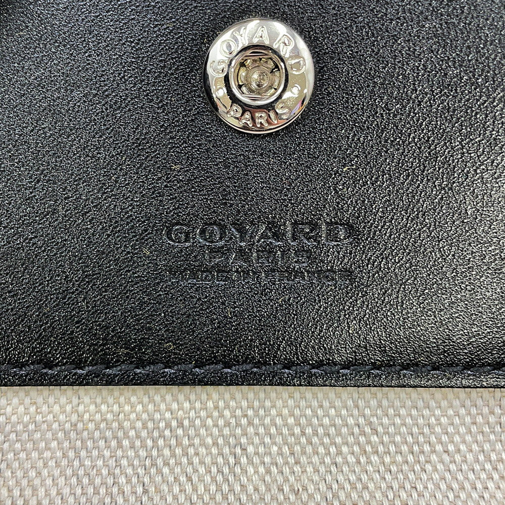 GOYARD Saint Louis BlackSTLOUIPMLTY01CL01P PVC Leather Size PM