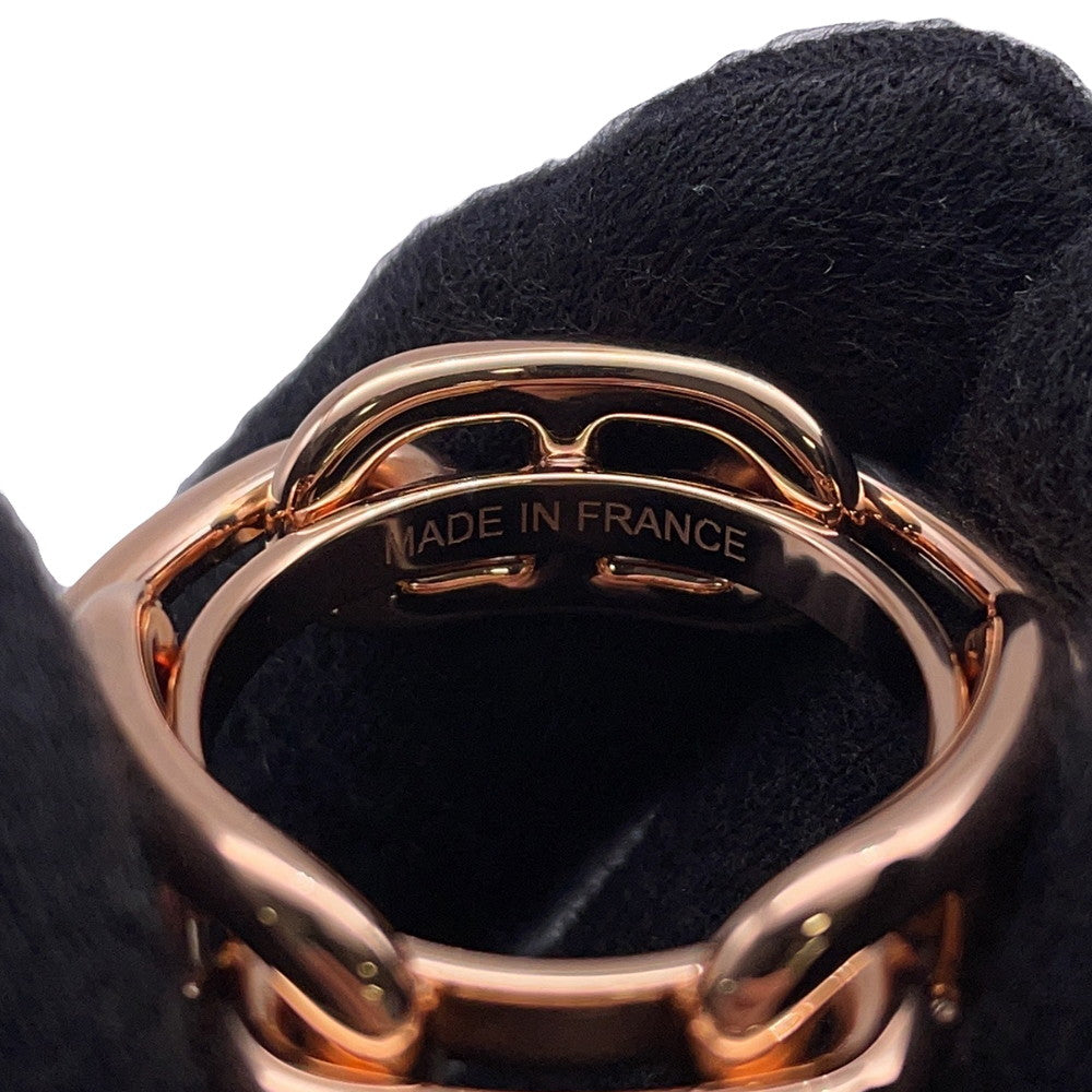 HERMES Legato Chaine d'Ancre Scarf Ring Gold Plated