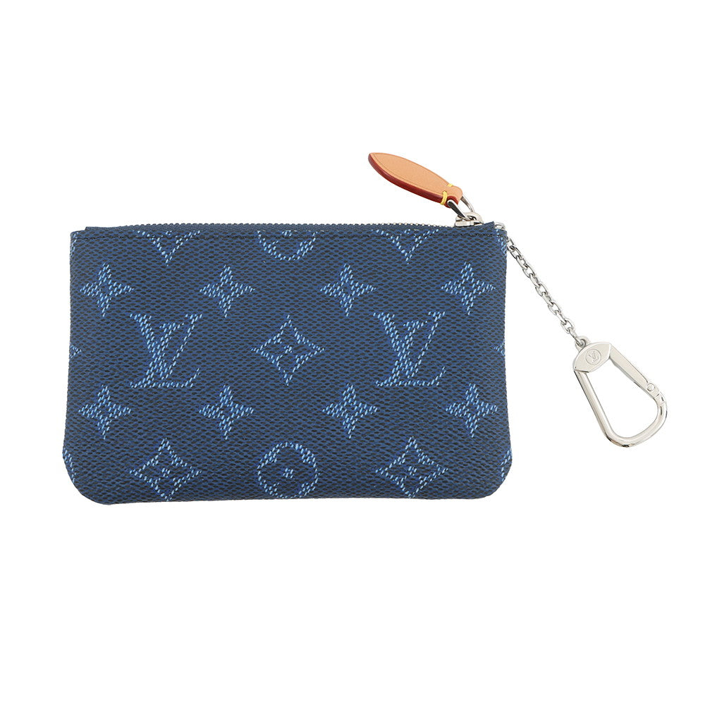 LOUIS VUITTON Pochette ClesS OceanBlueM27112 Monogram・Heritage