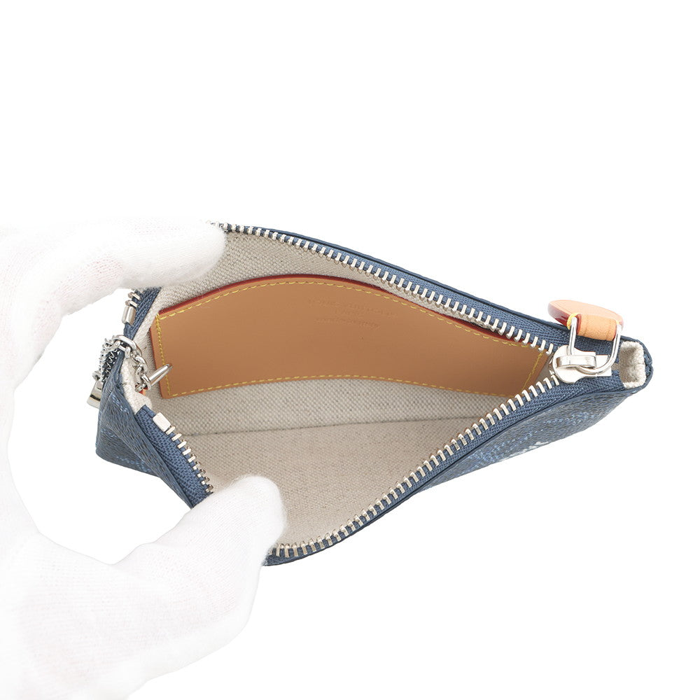 LOUIS VUITTON Pochette ClesS OceanBlueM27112 Monogram・Heritage