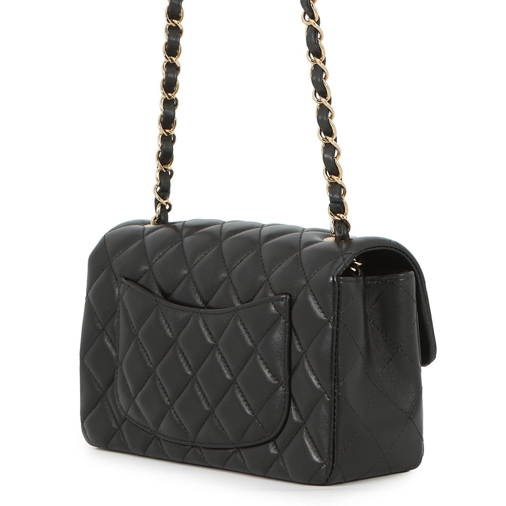CHANEL Mini Matelasse ChainShoulder Bag BlackA69900 Y04059 94305 Lambskin Size 20