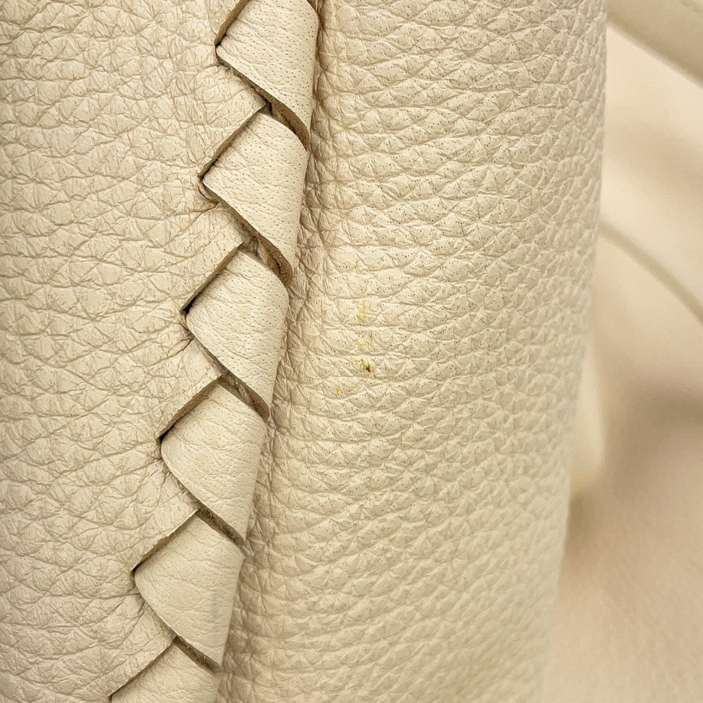 Bottega Veneta Cervo Backpack Ivory Leather