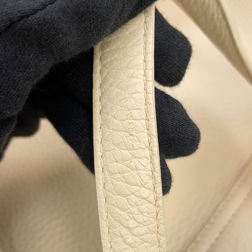 Bottega Veneta Cervo Backpack Ivory Leather
