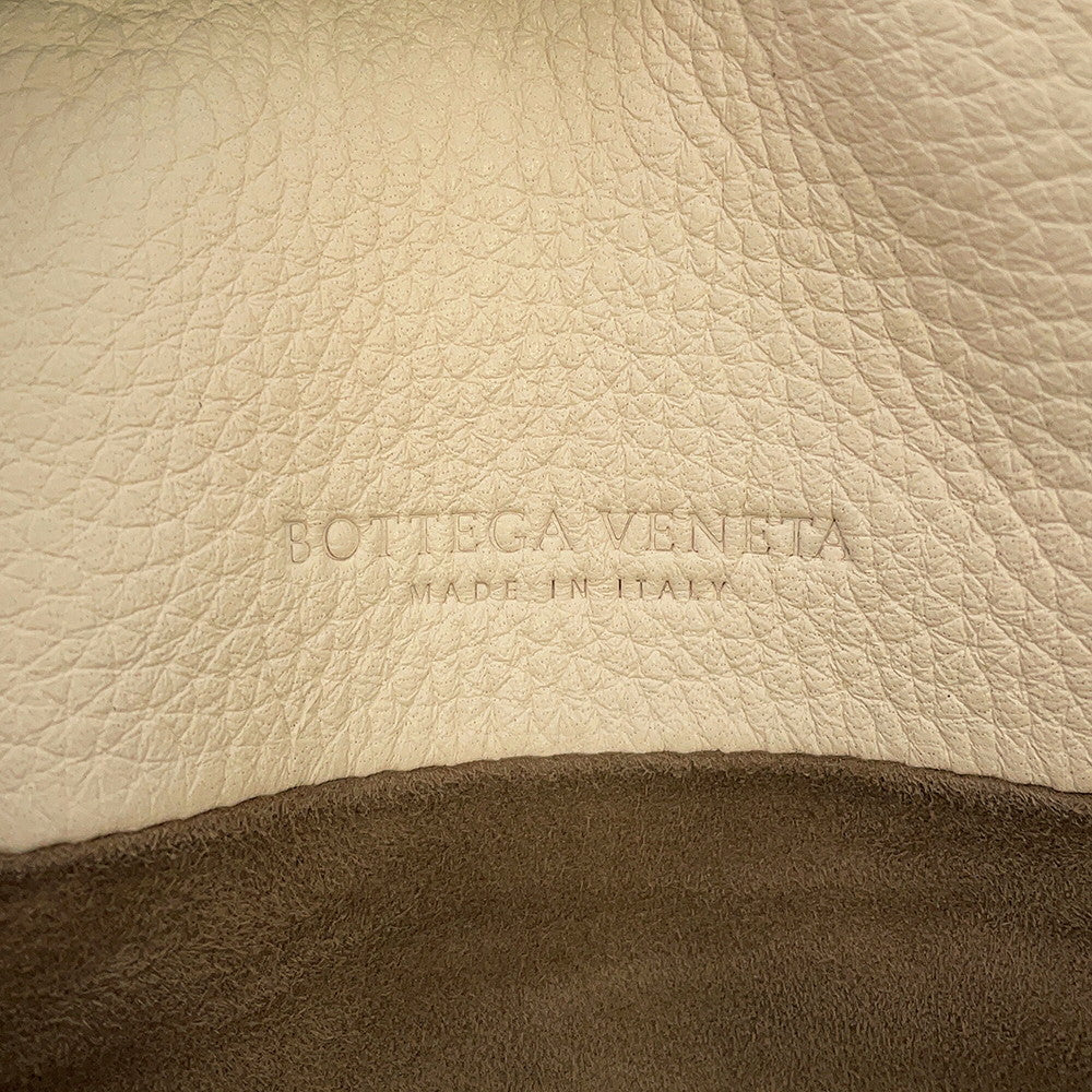 Bottega Veneta Cervo Backpack Ivory Leather