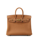 HERMES Birkin Gold Togo Leather Size 25