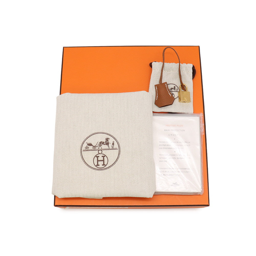 HERMES Birkin Gold Togo Leather Size 25