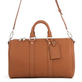 LOUIS VUITTON Keepall Bandouliere 35 TanM25980 Calf Leather LV Aerogram Size 35