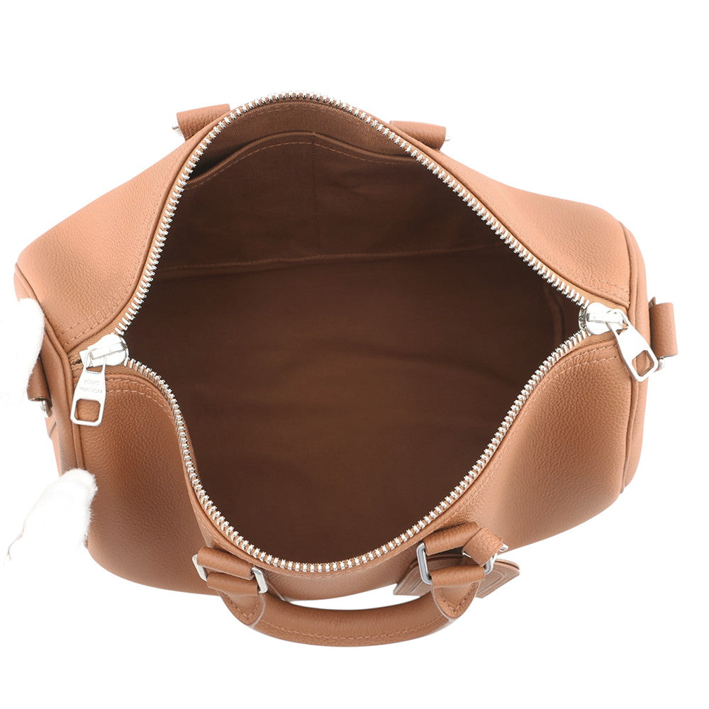 LOUIS VUITTON Keepall Bandouliere 35 TanM25980 Calf Leather LV Aerogram Size 35