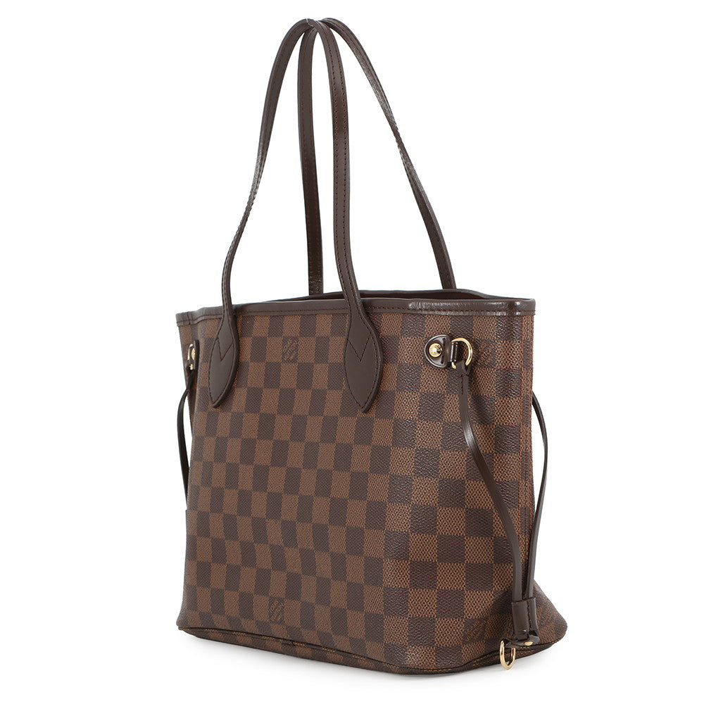 LOUIS VUITTON Neverfull RedN51109 Damier Ebene Canvas Size PM