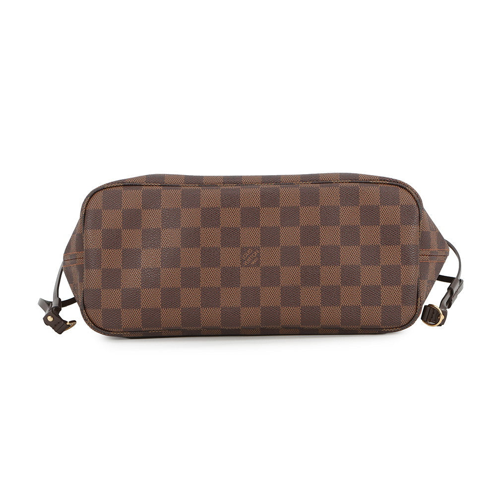 LOUIS VUITTON Neverfull RedN51109 Damier Ebene Canvas Size PM