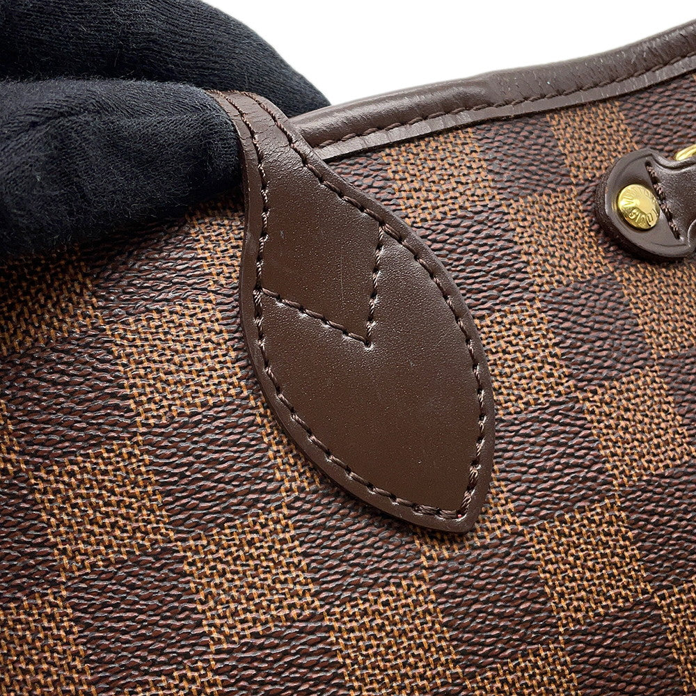 LOUIS VUITTON Neverfull RedN51109 Damier Ebene Canvas Size PM